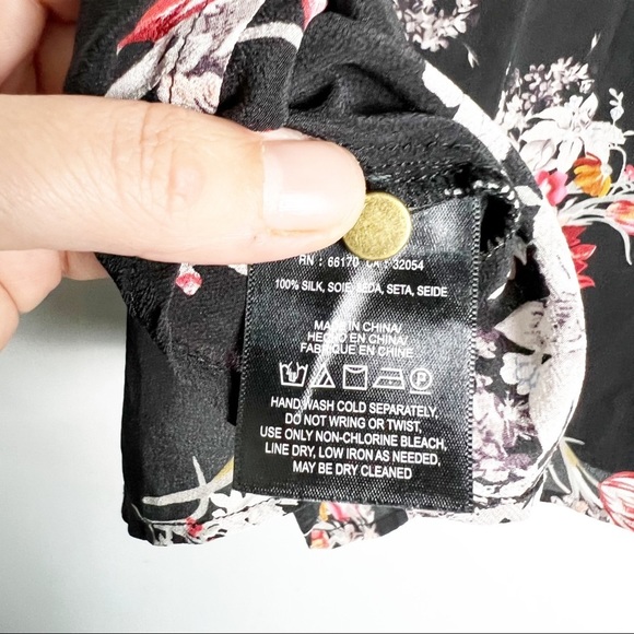 Maeve - Hidra Silk‎ Floral Tank Top - Sz. XS - Picture 6 of 8